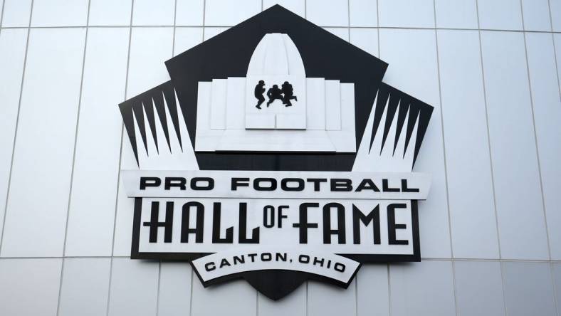 Aug 6, 2022; Canton, OH, USA; A general overall view of the Pro Football Hall of Fame. Mandatory Credit: Kirby Lee-USA TODAY Sports