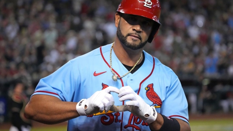 Albert Pujols has now played all but two positions in his legendary