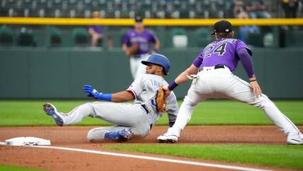 Rockies overcome 3-run deficit to edge Rangers