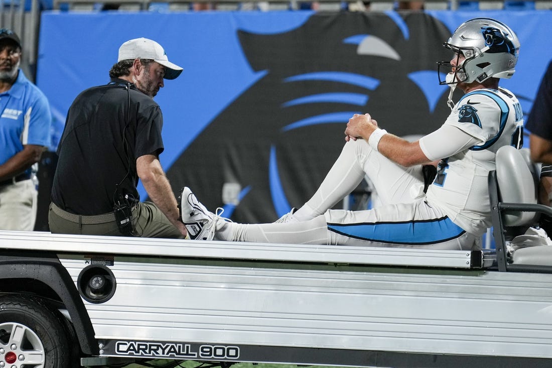 Mayfield throws 2 TD passes as Panthers defeat Bills 21-0; Darnold