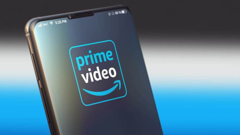 amazon prime video logo on smart phone