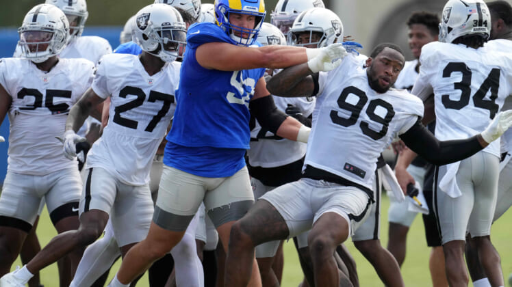 NFL: Las Vegas Raiders at Los Angeles Rams Joint Practice