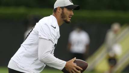 Mitch Trubisky reportedly struggling during 1st team reps at Pittsburgh Steelers training camp