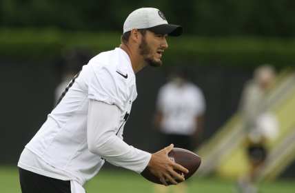 Mitch Trubisky reportedly struggling during 1st team reps at Pittsburgh Steelers training camp
