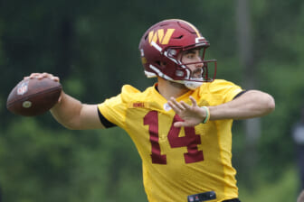 Washington Commanders rookie QB Sam Howell says there’s ‘no major step’ from college to pros