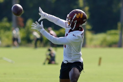 Washington Commanders rookie Jahan Dotson making strong impression in first training camp