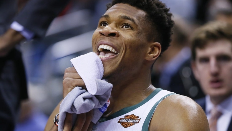 Giannis Antetokounmpo Dealing With Ankle Sprain