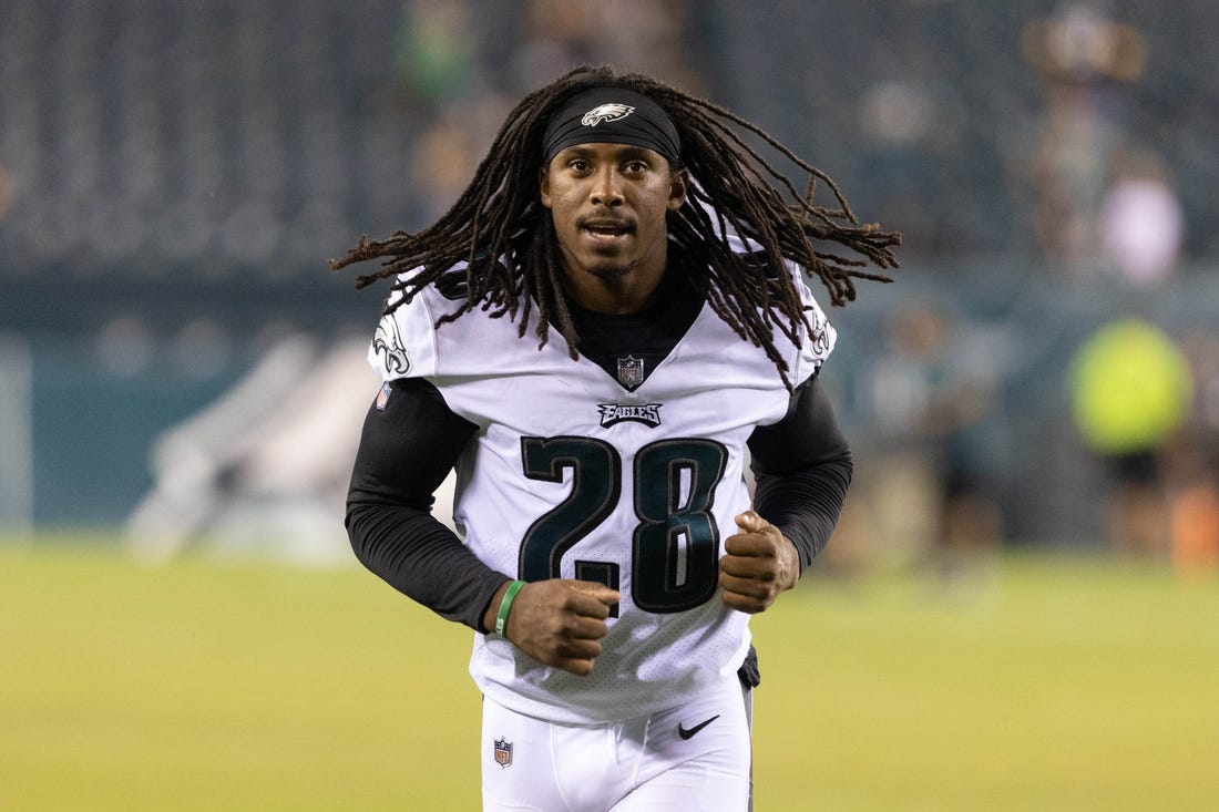 Aug 12, 2021; Philadelphia, Pennsylvania, USA; Philadelphia Eagles defensive back Anthony Harris (28) after action against the Pittsburgh Steelers at Lincoln Financial Field. Mandatory Credit: Bill Streicher-USA TODAY Sports