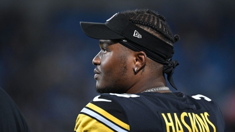 Steelers Honor Dwayne Haskins With Helmet Decal