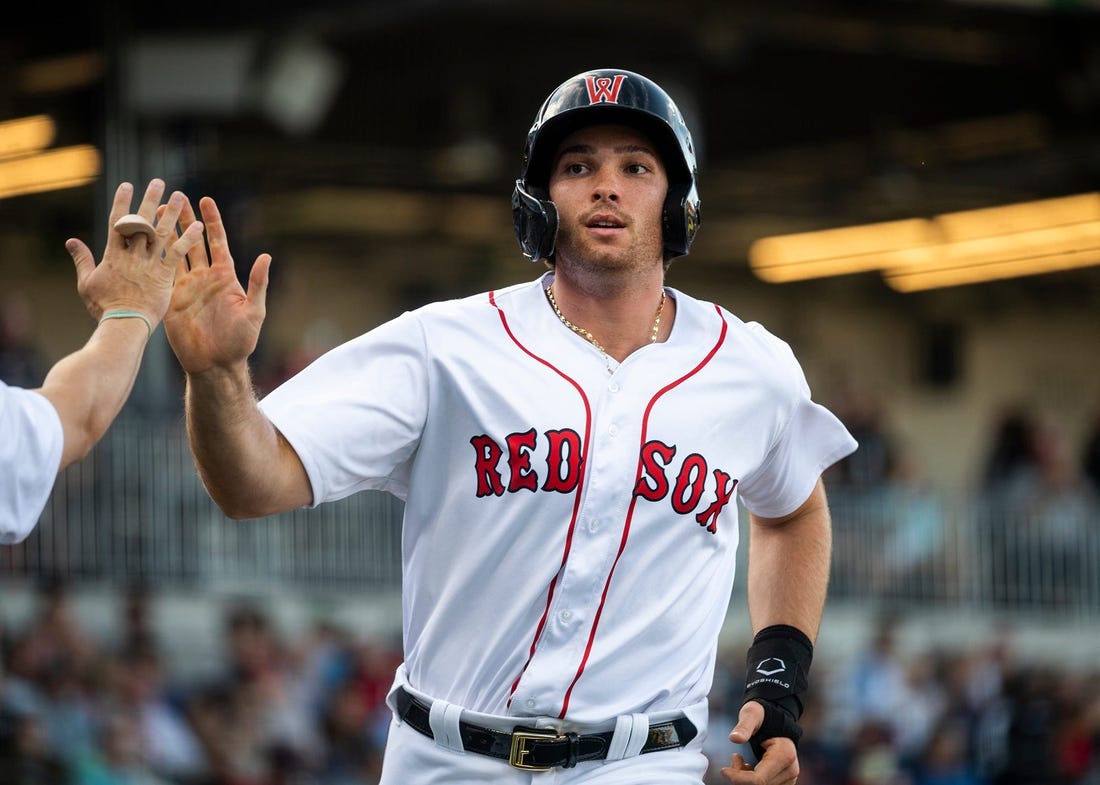 WORCESTER - Triston Casas scores a run during the final home game of the inaugural WooSox season at Polar Park on Sunday, September 26, 2021.

Spt Woosoxgame 39