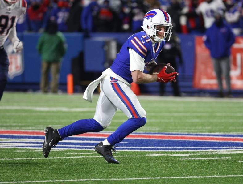 Bills receiver Cole Beasley  gains yardage after a catch.