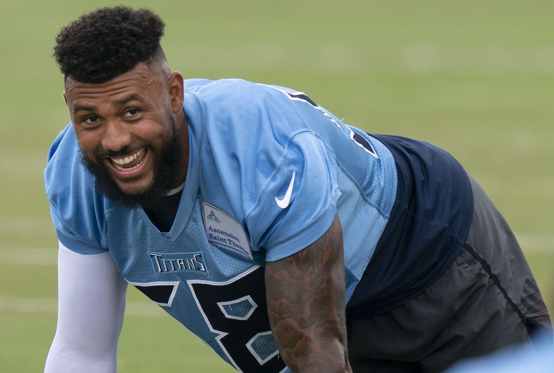 Harold Landry: Tennessee Titans linebacker in photos