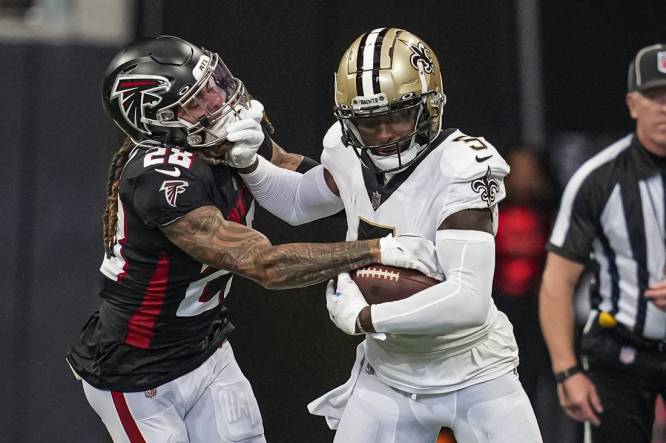 Falcons get past Saints