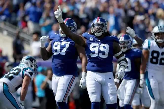 New York Giants defensive lineman Leonard Williams having MRI on knee