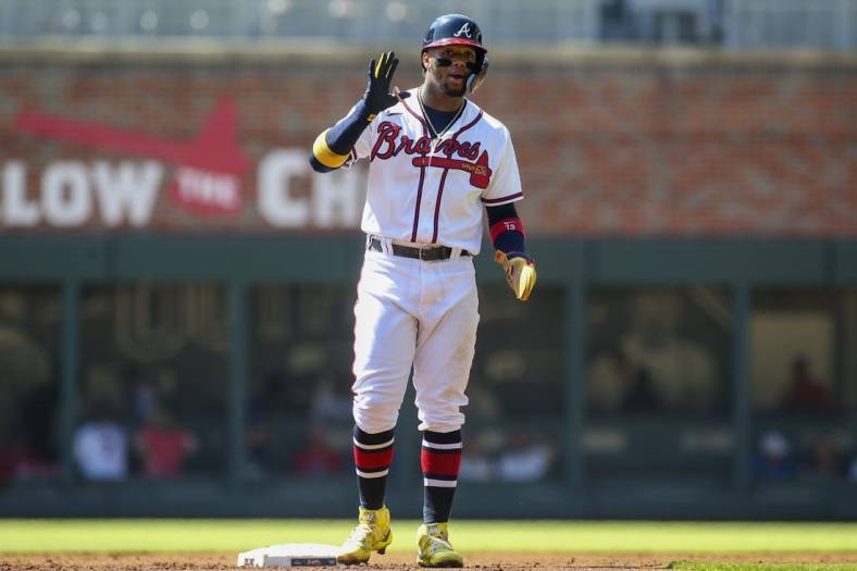 Braves scratch Ronald Acuna Jr. (back) from lineup vs. Phillies