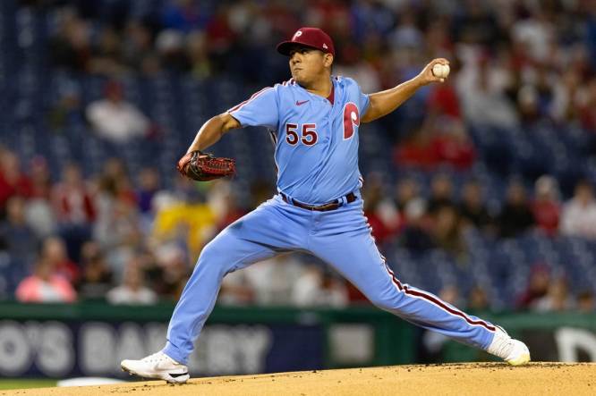 Phillies without two starting pitchers as Ranger Suarez hits the