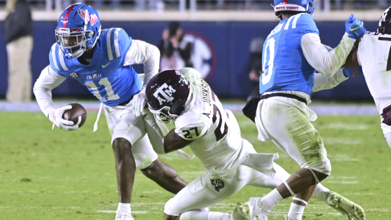 NCAA Football: Texas A&M at Mississippi