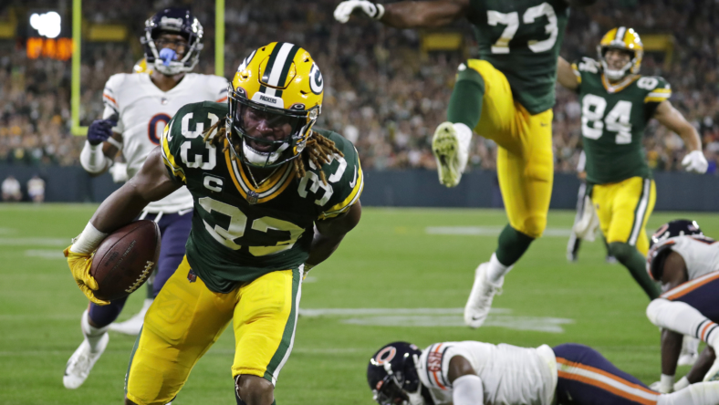 Packers rookie RB Aaron Jones among most explosive in the NFL in 2017