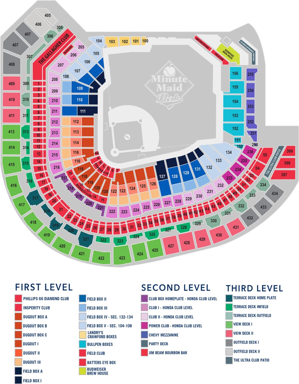 Minute Maid Park Seat Chart