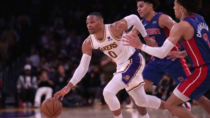 NBA exec suggests Los Angeles Lakers and Detriot Pistons could be a match in Russell Westbrook trade