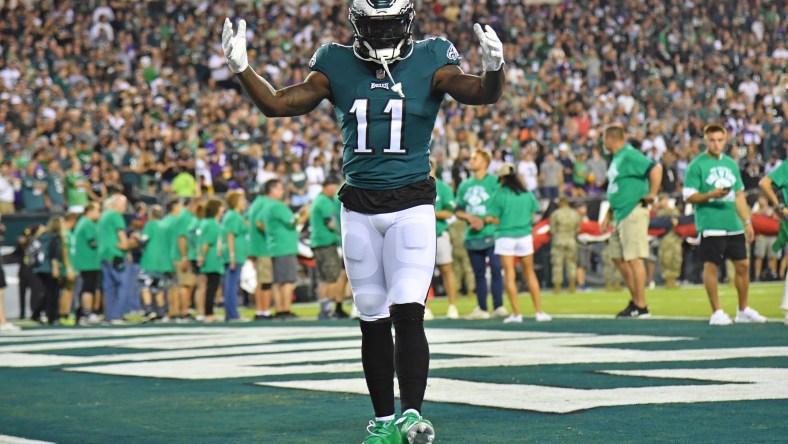 philadelphia eagles, aj brown