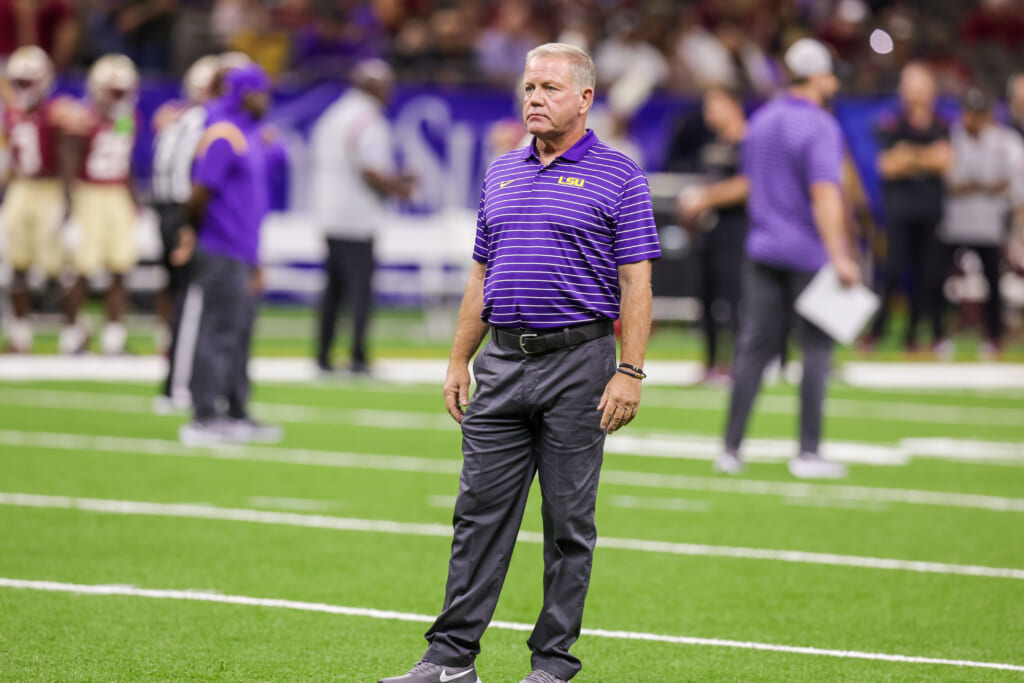 Brian Kelly Blasted For Disastrous Debut As LSU Tigers Head Coach