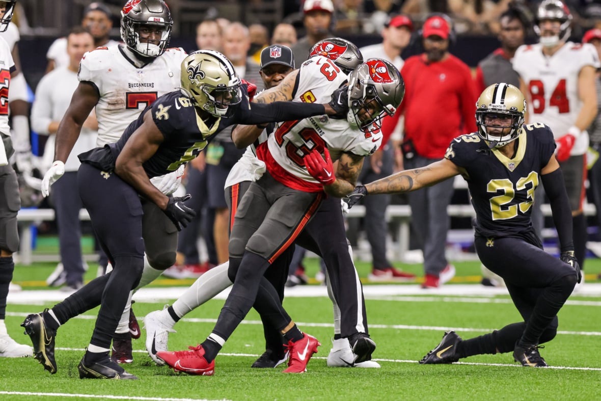 Mike Evans and Marshon Lattimore facing supensions following Sunday's fight