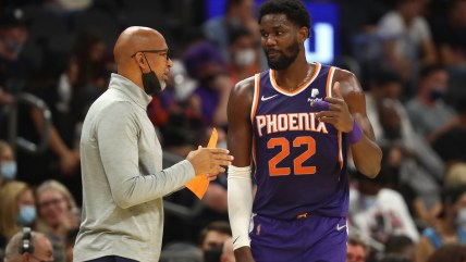 Deandre Ayton has not spoken to Phoenix Suns head coach Monty Williams since the playoffs