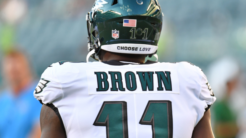 nfl wide receiver rankings: a.j. brown