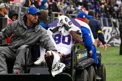 Buffalo Bills receiver Jamison Crowder suffered broken ankle