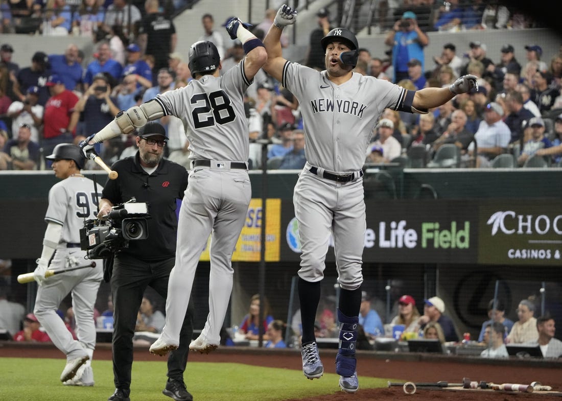 Aaron Judge eyes Triple Crown as Yanks face Rangers in DH