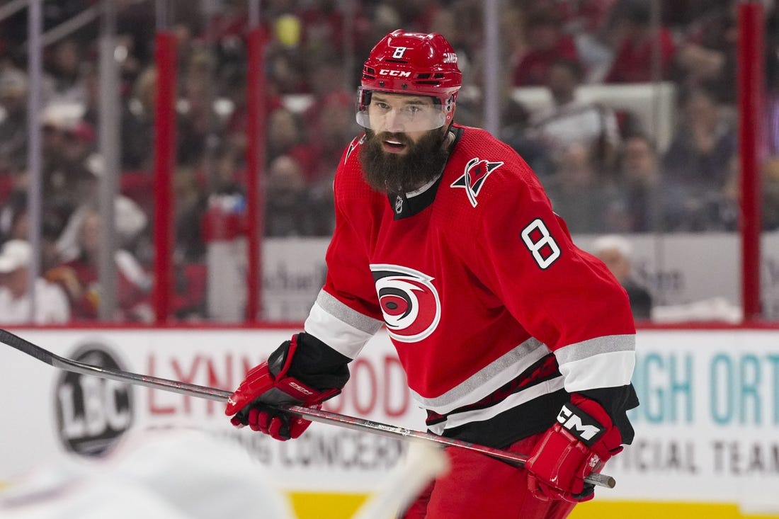 Brent Burns' transition to Hurricanes eased by a great pairing