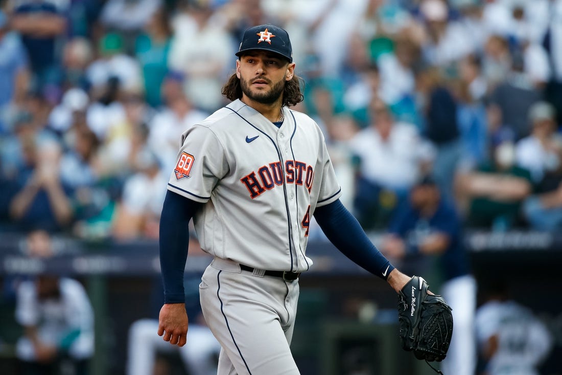 Lance McCullers Jr. Cut Elbow on Bottle in Astros Celebration