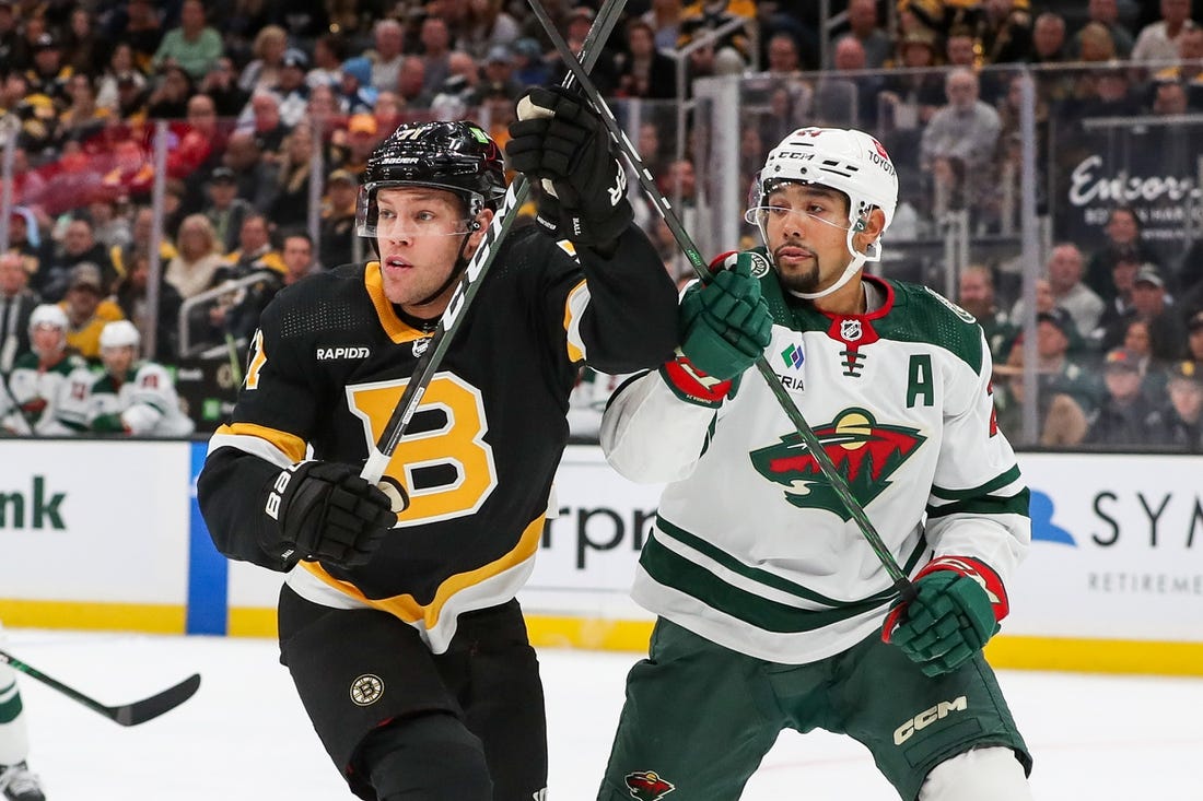 Bruins earn second straight extra time win against Wild