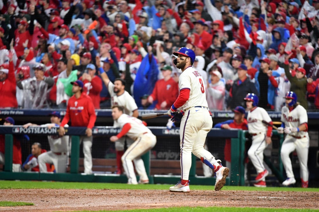 Bryce Harper's late home run sends Phillies to 2022 World Series