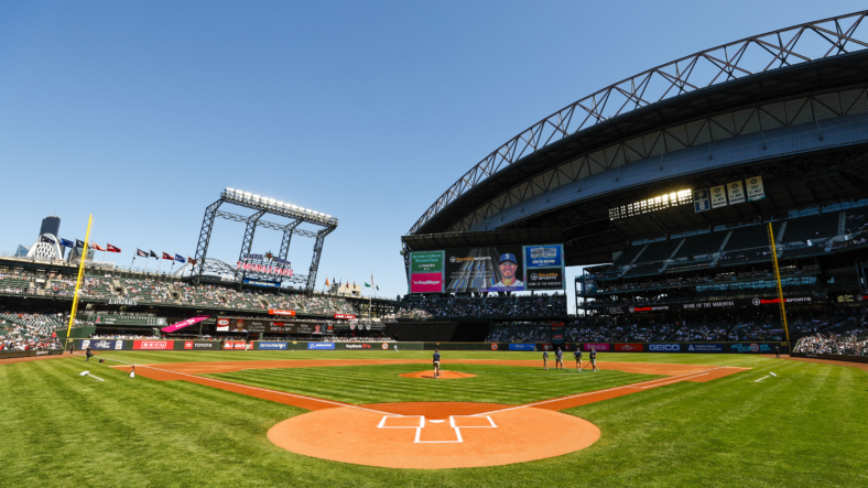 MLB: Game One-Los Angeles Angels at Seattle Mariners