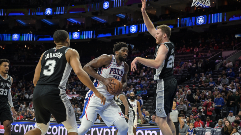 NBA: San Antonio Spurs at Philadelphia 76ers