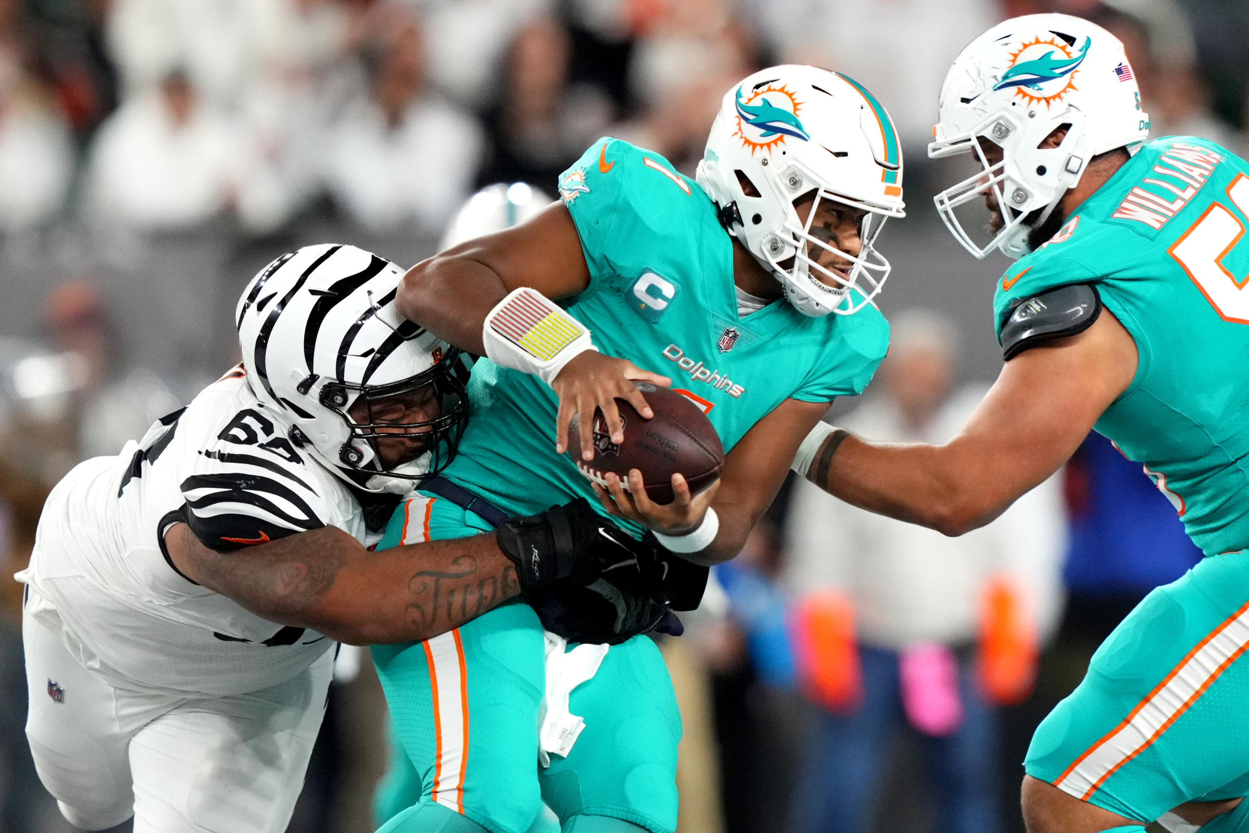 Dolphins QB Tua Tagovailoa Out For Week 5; Teddy Bridgewater To Start