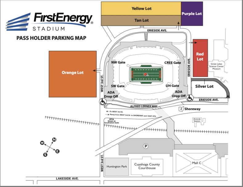 FirstEnergy Stadium, Cleveland - Cleveland Browns (NFL) - Capacity: 73 200  - #Stadium #Arena