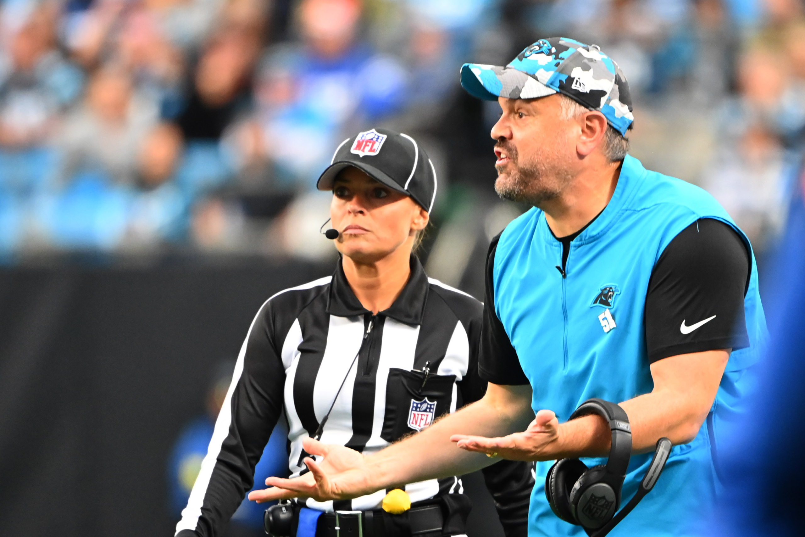 Matt Rhule’s job appears to be safe despite Carolina Panthers struggles