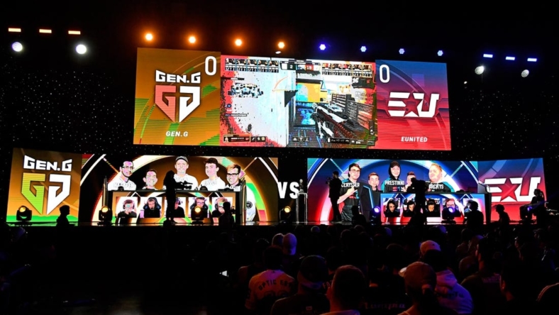 Jul 21, 2019; Miami Beach, FL, USA; A general view during gameplay between GEN.G and EUnited during the Call of Duty League Finals e-sports event at Miami Beach Convention Center. Mandatory Credit: Jasen Vinlove-USA TODAY Sports