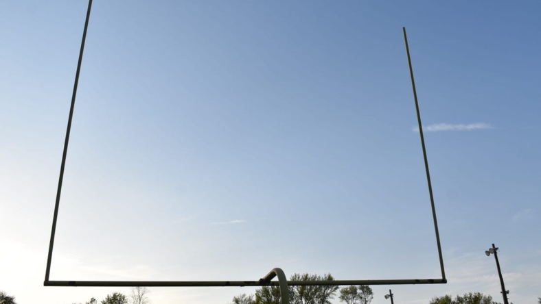 A court fight is underway over Eastern Junior Vikings Football, a youth sports organization in Voorhees.Football goalpost