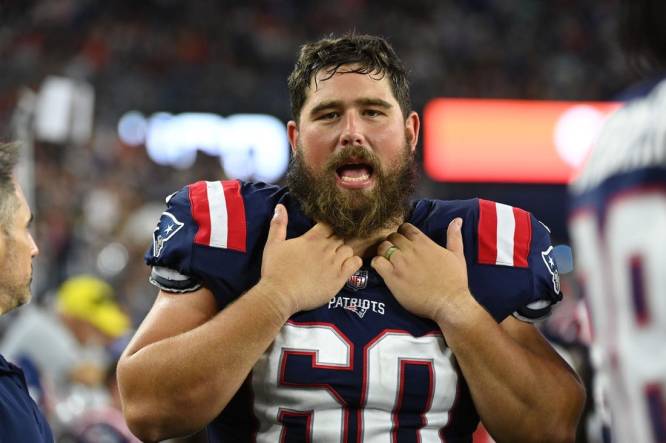 Patriots could be without center David Andrews against the Jets