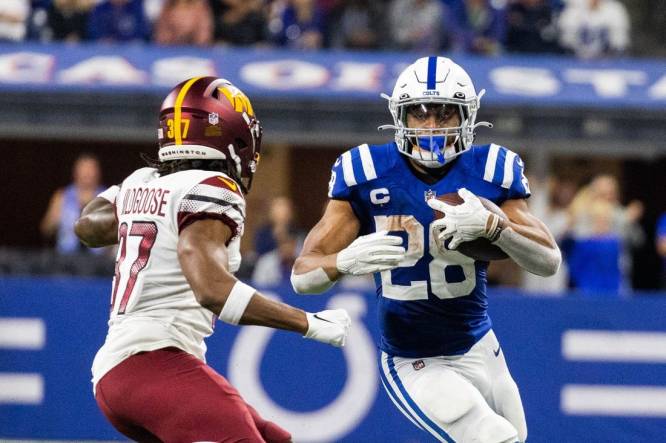 Indianapolis Colts running back Jonathan Taylor (ankle) to sit out