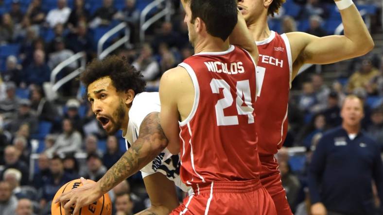 Action photos from the Utah Tech at Nevada men   s basketball game at Lawlor Events Center on Nov. 7, 2022. Nevada won 84-71.

Nevada Mens Basketball Vs Utah Tech 18