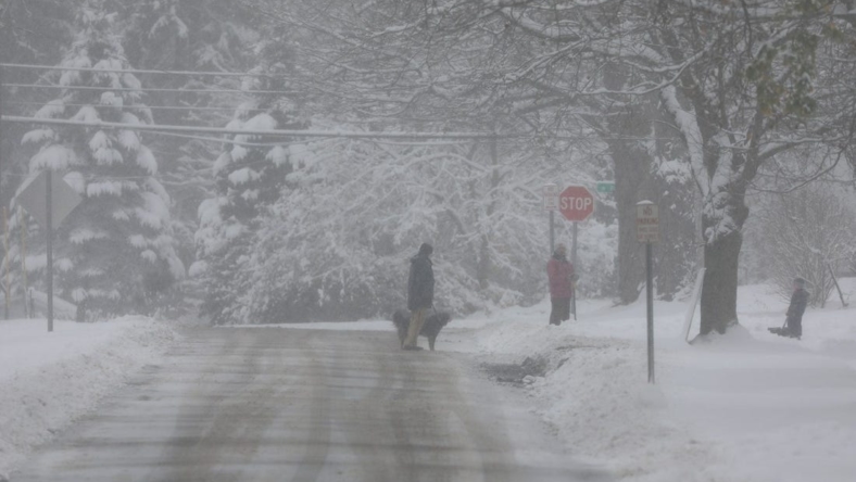 The National Weather Service said the snow could paralyze the hardest-hit communities, including Buffalo, with periods of near-zero visibility.

Snow3 3