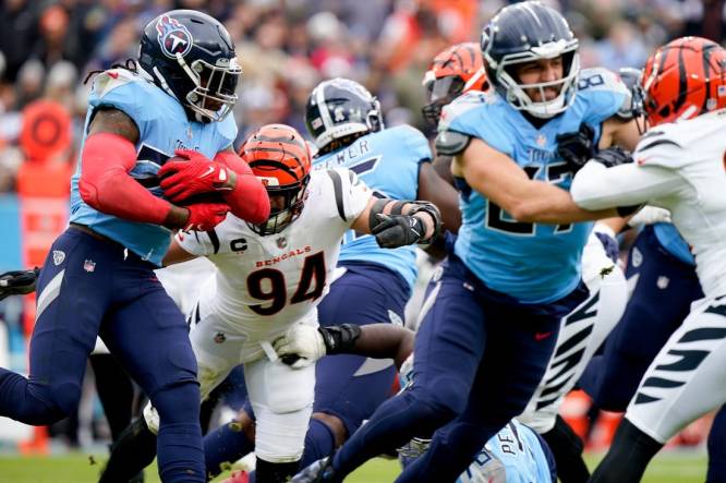 Cincinnati Bengals vs Tennessee Titans - November 27, 2022