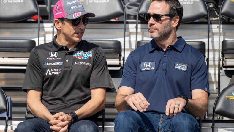 NASCAR, Helio Castroneves, Jimmie Johnson