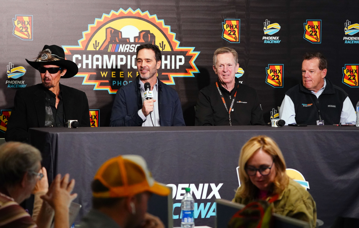 NASCAR: Jimmie Johnson Announcement with Petty GMS Motorsports