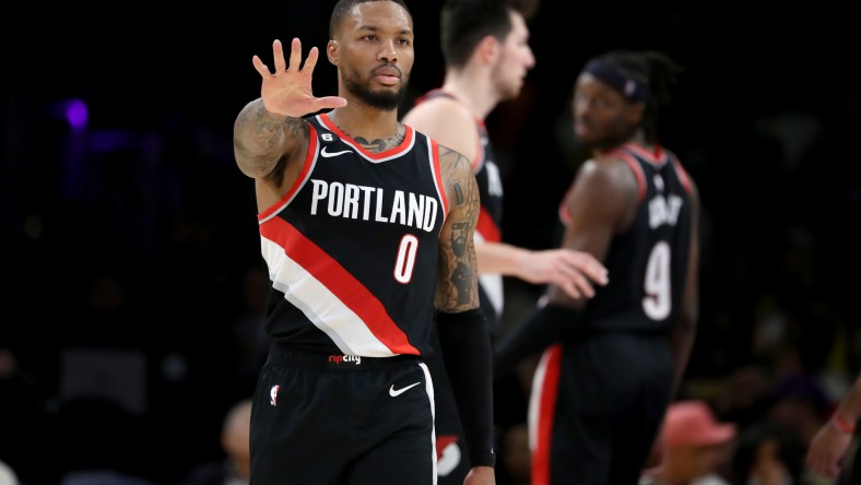 NBA: Portland Trail Blazers at Los Angeles Lakers